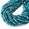 Natural Dark Blue Apatite Faceted Cube Beads 4-5mm 15.5" Strand
